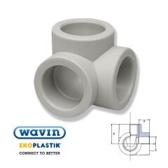 Тройник угловой ППР Wavin Ekoplastik 32 мм