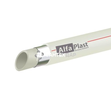 Труба ППР Alfa Plast армована алюмінієвою фольгою 20 мм