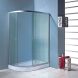 Душова кабіна Lidz Latwa 120x85R низький скло Frost