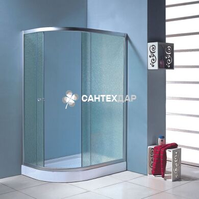 Душова кабіна Lidz Latwa 120x85R низький скло Frost