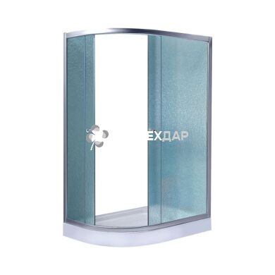 Душова кабіна Lidz Latwa 120x85R низький скло Frost
