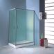 Душова кабіна Lidz Wawel 100x80 низький скло Frost
