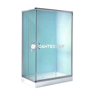 Душова кабіна Lidz Wawel 100x80 низький скло Frost