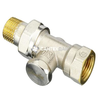 Кран радиаторный Danfoss RLV-S 1/2" прямой нижний 003L0124