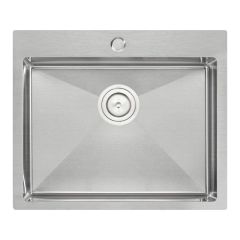 Мийка кухонна з нержавіючої сталі Qtap D6050 2.7/1.0 мм