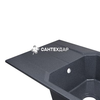 Мойка кухонная Qtap MS 7849 Graphite