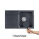 Мойка кухонная Qtap MS 7849 Graphite