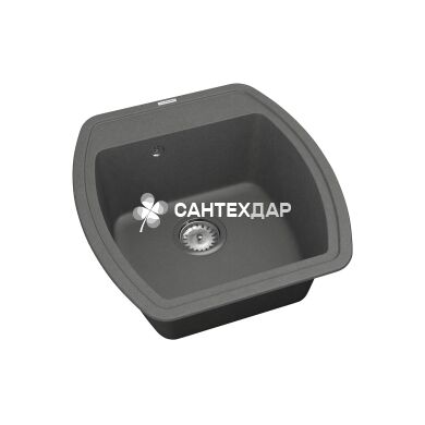 Мойка кварцевая Vankor Norton NMP 01.48 Gray + сифон