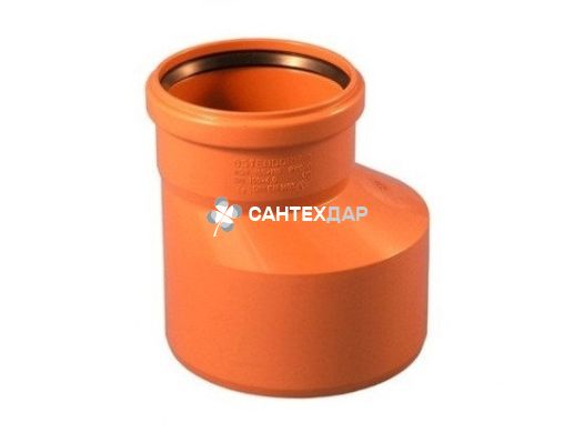 Редукція ПВХ зовнішньої каналізації Ostendorf 200/160 мм