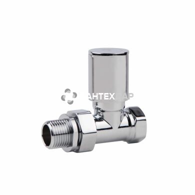 Кран радиаторный SD Forte 1/2" прямой верхний хром