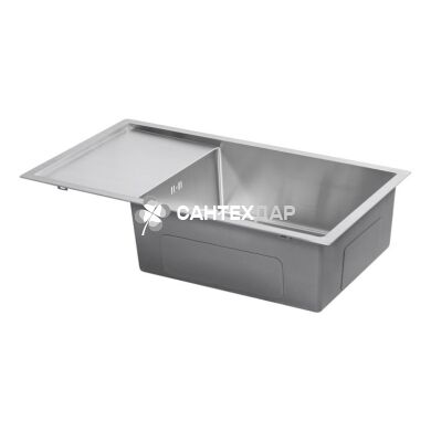 Мийка кухонна з нержавіючої сталі Qtap D7844 3.0/1.2 мм