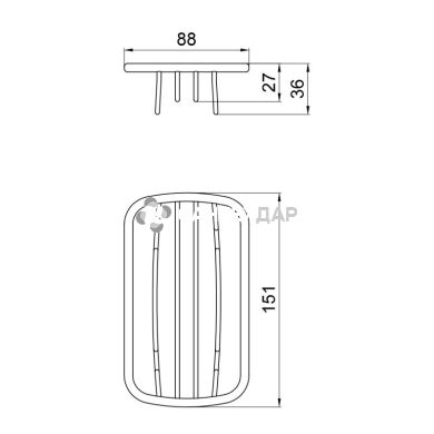 Мильниця Qtap Liberty CRM 1156-1