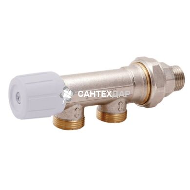 Вентиль однотрубный Icma 1/2" с боковым управлением №856