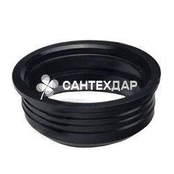 Переход резиновый чугун/пластик Ostendorf 124/110 мм