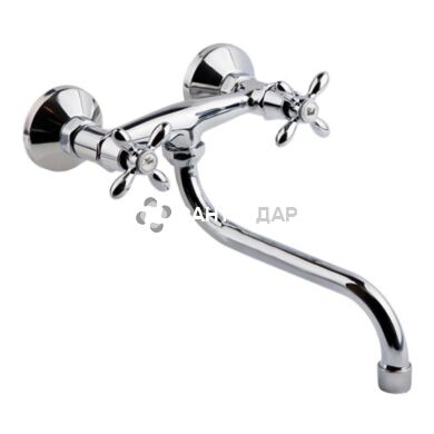 Смеситель для кухни настенный буксовый SW Villa 715-06