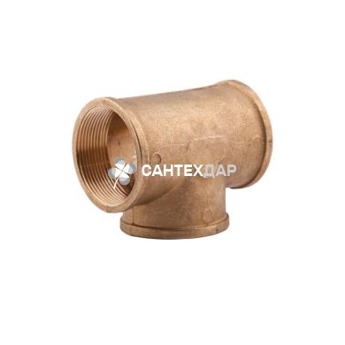 Тройник латунный KD 2" ВВВ