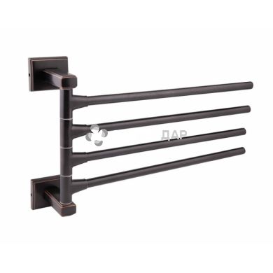 Держатель полотенец GF Italy 2614 четырехуровневый поворотный венге