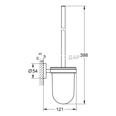 Йоржик туалетний Grohe Essentials 40374001