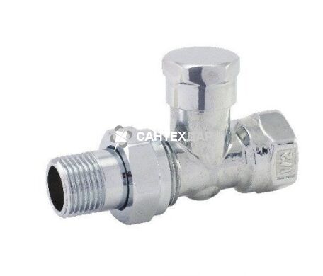 Кран радиаторный FADO 1/2'' прямой нижний хром