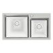 Мийка кухонна з нержавіючої сталі Qtap S7843 2.7/1.0 мм