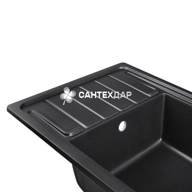 Мойка кухонная Qtap CS 7751 Black