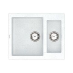 Мойка кварцевая Vankor Orman OMP 03.61 White stone + сифон