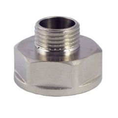 Переходник латунный АБ 1 1/4х1 ВН никель