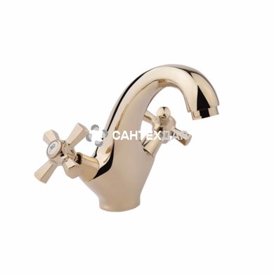 Смеситель для умывальника буксовый Q-Tap Liberty ORO 161