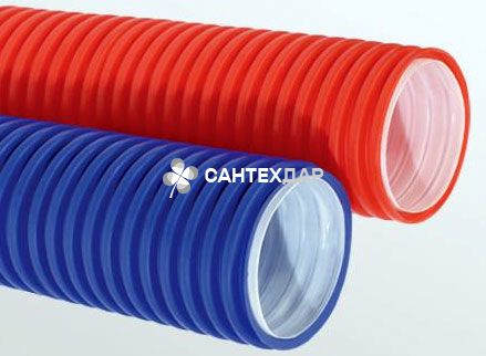 Труба защитная пешель Kan-therm 20/28 мм красная