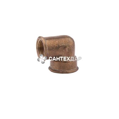 Колено латунное KD 3/4" х1/2" ВВ усиленное