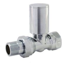 Кран радиаторный FADO 1/2'' прямой верхний хром