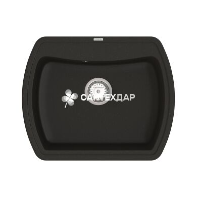 Мийка кварцева Vankor Norton NMP 01.63 Black + сифон