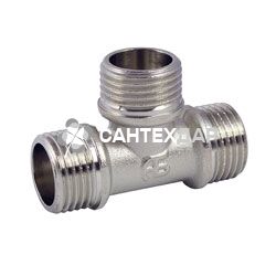 Тройник латунный АБ 1 ННН никель