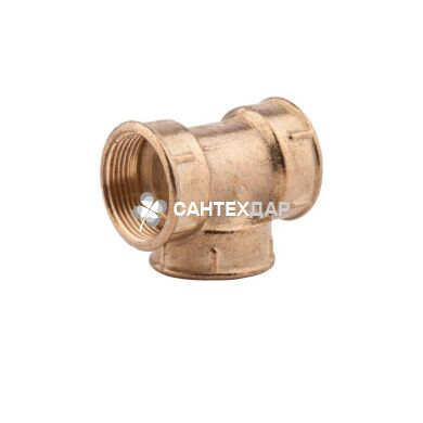 Тройник латунный KD 1 1/4" ВВВ