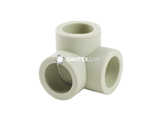 Угол ППР FADO с тремя выходами 25 мм