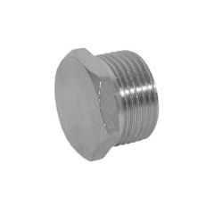 Заглушка латунная Gross 1 НР никель