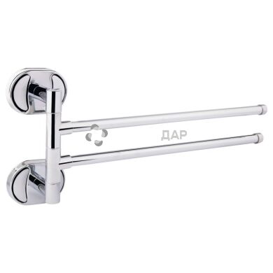 Держатель полотенец GF Italy 2912 двойной поворотный хром