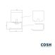 Держатель туалетной бумаги Cosh 80-906 с крышкой
