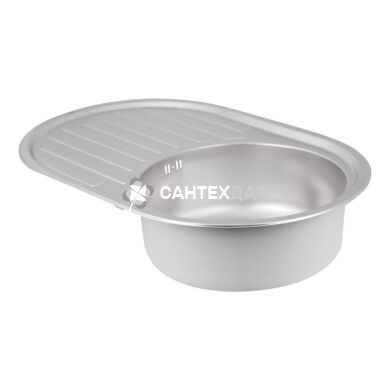 Мийка кухонна з нержавіючої сталі Qtap 7750 Micro Decor 0,8 мм