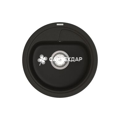 Мойка кварцевая Vankor Polo PMR 01.44 Black + сифон