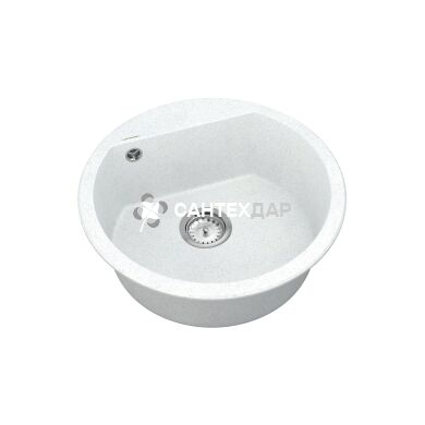 Мийка кварцева Vankor Tera TMR 01.50 White stone + сифон