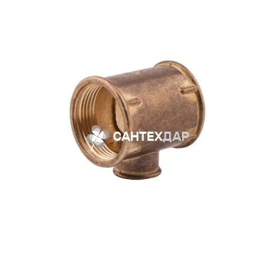Тройник латунный переходной KD 1"х1/2"х1" ВВВ