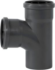 Тройник ПП внутренней канализации Ostendorf Safe 90/90х87&deg;
