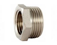 Футорка латунная Gross 1 1/4х1 НВ никель