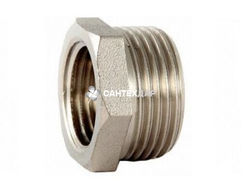 Футорка латунная Gross 1 1/4х1 НВ никель