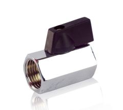 Кран шаровый мини FADO PN40 1/2" ВВ бабочка