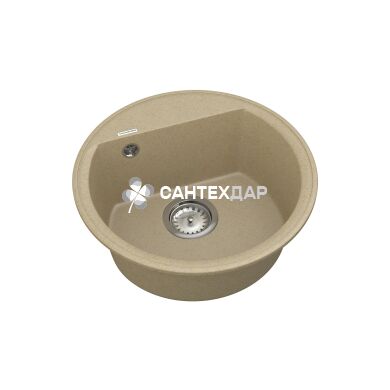 Мойка кварцевая Vankor Easy EMR 01.45 Safari + сифон