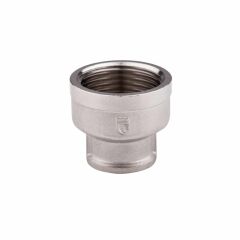 Муфта латунная редукционная SD Forte 2х1 ВВ никель