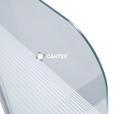 Шторка для ванни Lidz BRAMA SS80x150L.CRM.L скло Linie розпашна ліва