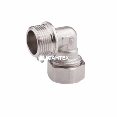 Угол металлопластиковый обжимной SD 20x1/2" НР